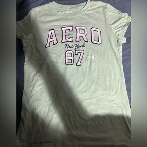 Aeropostale green y2k tee